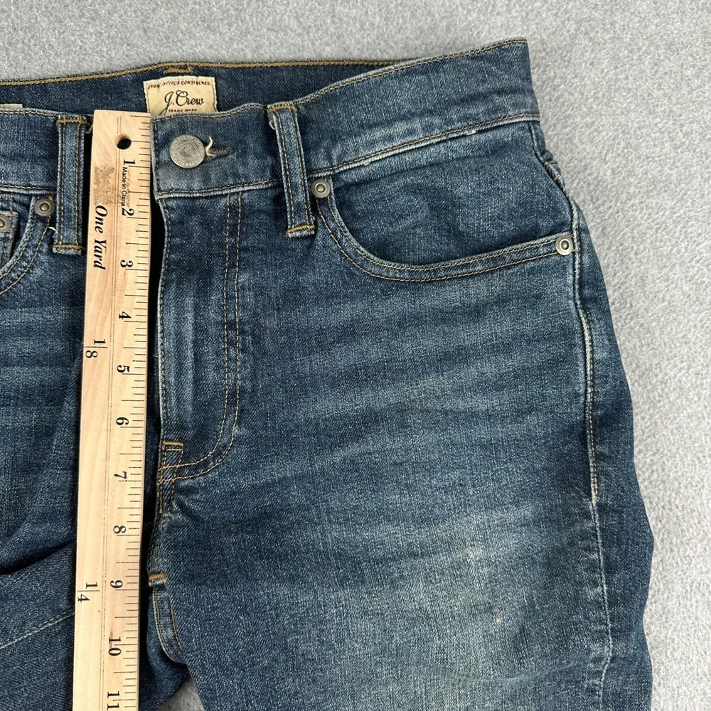 J. Crew Jeans Mens 29x32 Blue 250 Skinny‎ Stretch Denim Every Stitch Considered